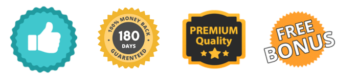 180 days money back guarantee